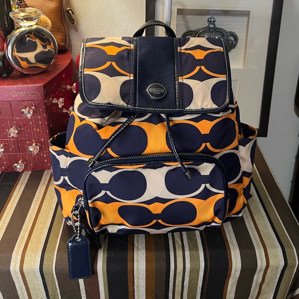 Coach 2013 Mini Nylon backpack Creed E1380-F23909 - Picture 2 of 16